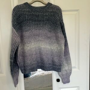 A New Day Purple Ombre Sweater Size Medium